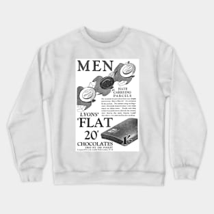 J.Lyons & Co. - "Flat 20" Chocolates - 1931 Vintage Advert Crewneck Sweatshirt